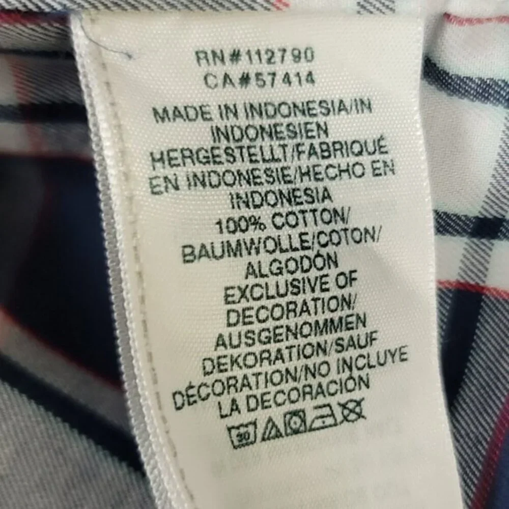True Religion Shirt Mens 3XL Button Down Plaid Western